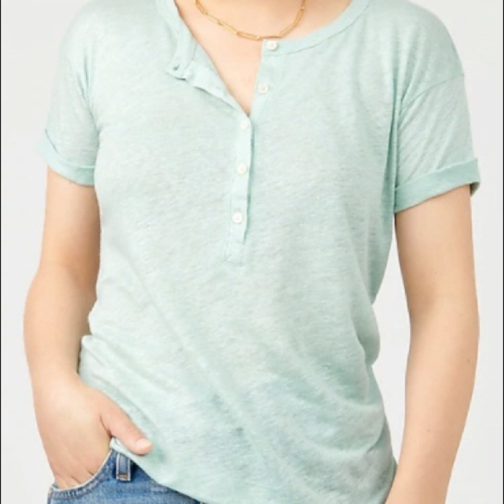 J.Crew Linen Henley